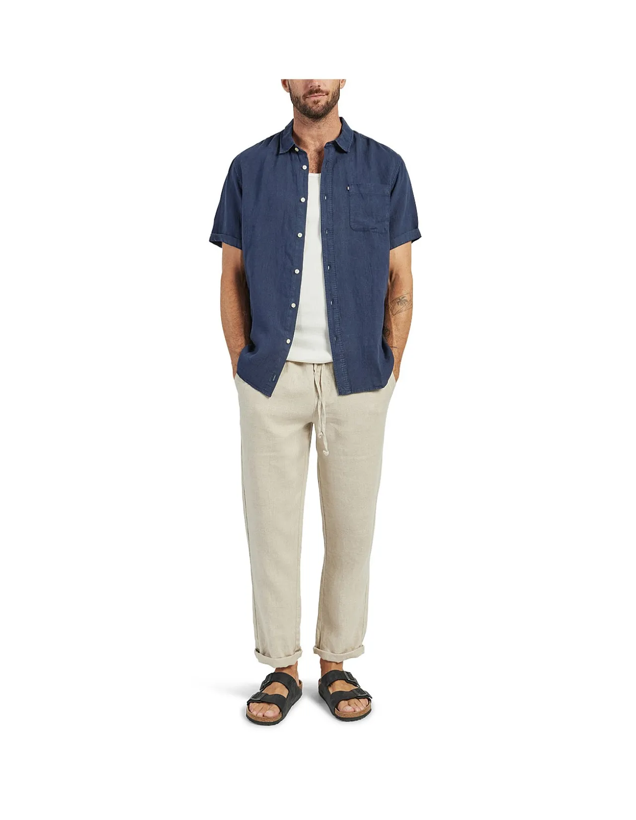 HAMPTON LINEN S/S SHIRT