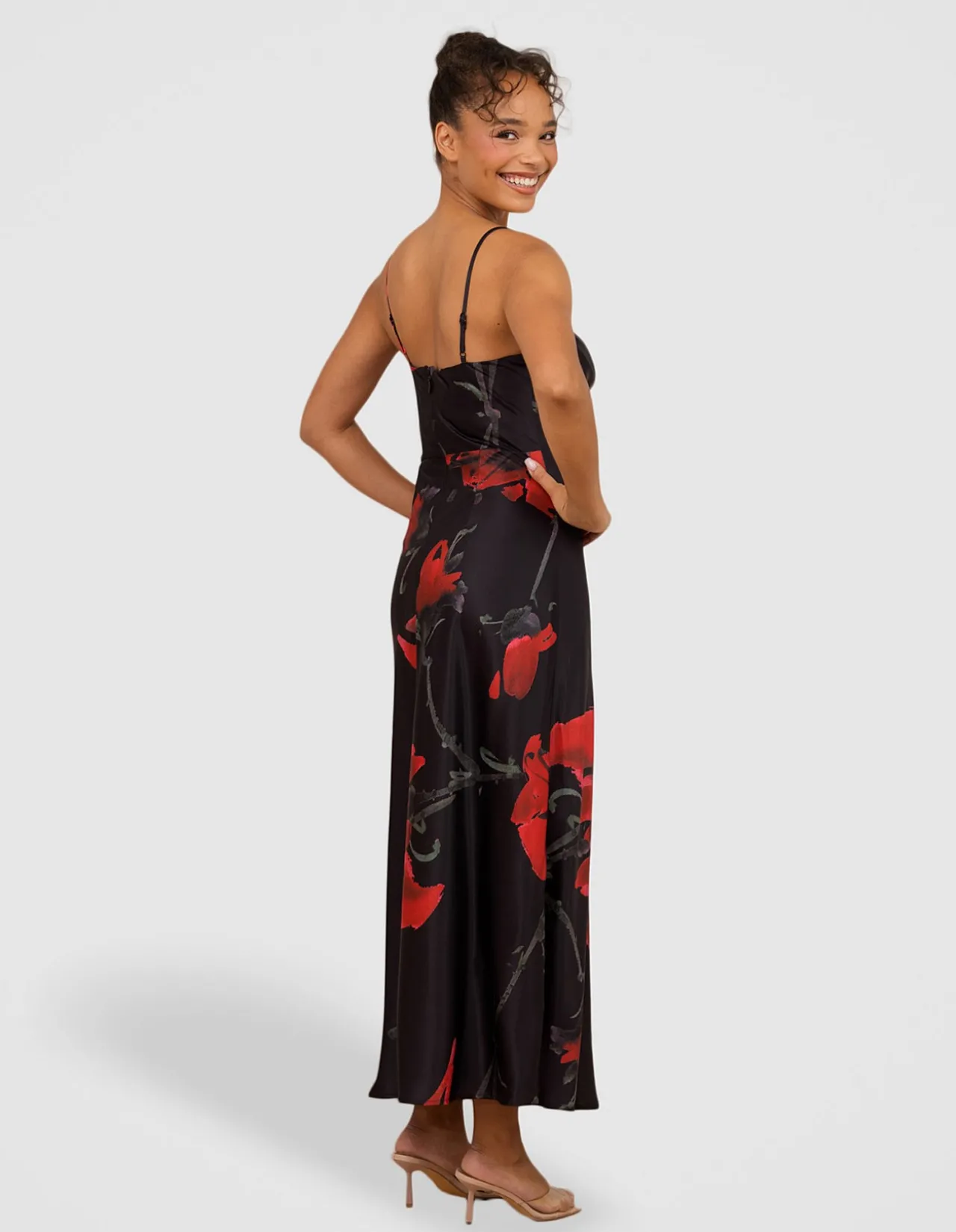 HARLEY SATIN GOWN