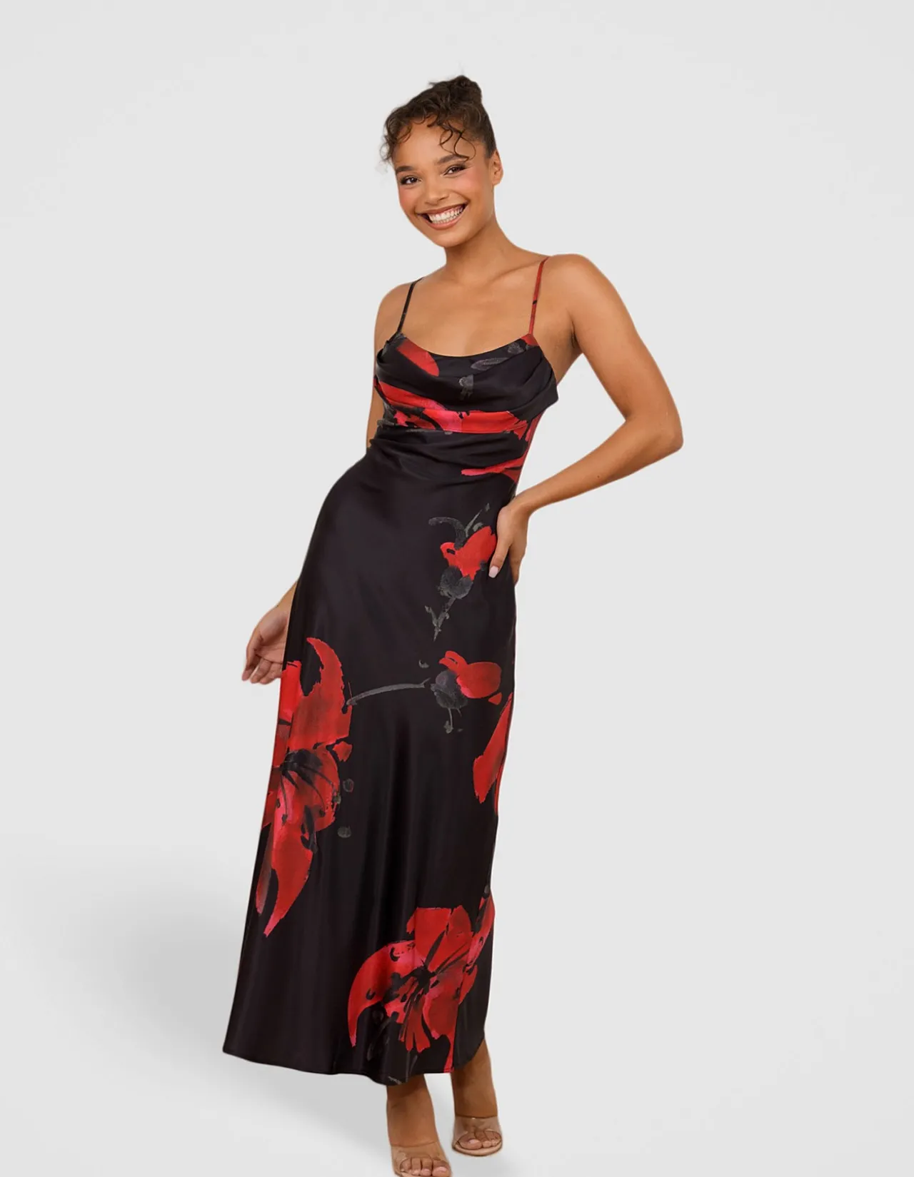 HARLEY SATIN GOWN