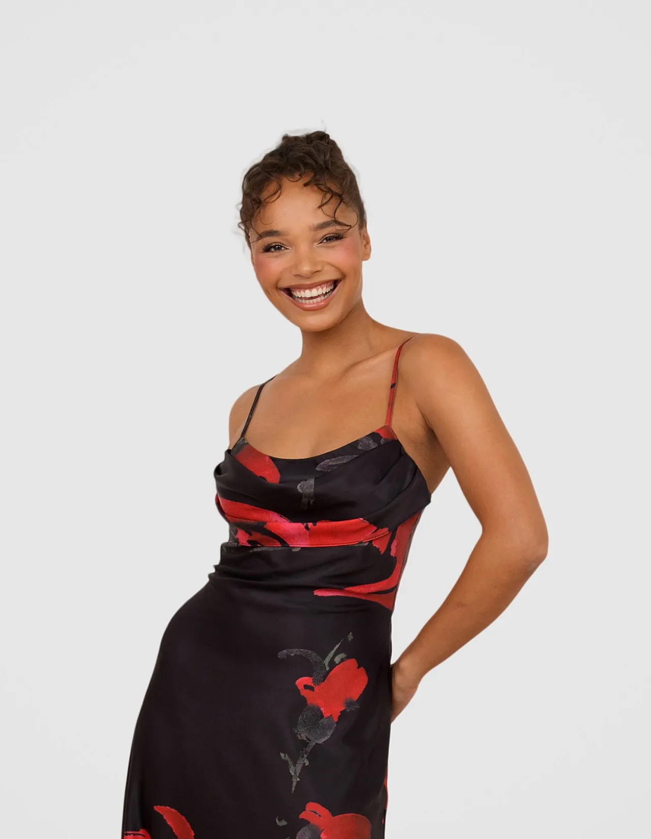 HARLEY SATIN GOWN