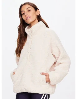Harlow Recycled Fleece Quarter Snap Pullover