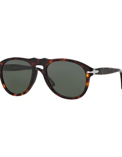 HAVANA GREEN Pilot Acetate Sunglasses