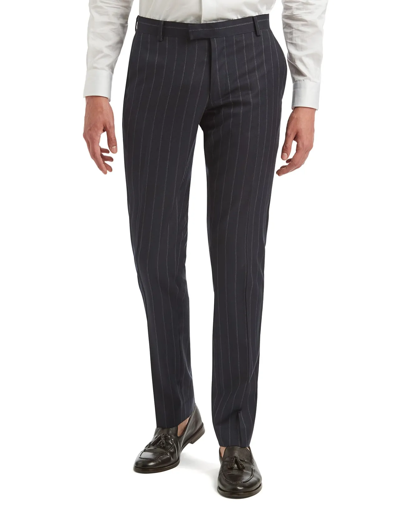 HAYWARD TEXTURED PINSTRIPE SUIT TROUSER