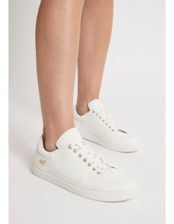 Hazel Gold Accents Vegan Leather Sneaker
