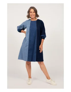 HAZEL DENIM SHIFT DRESS