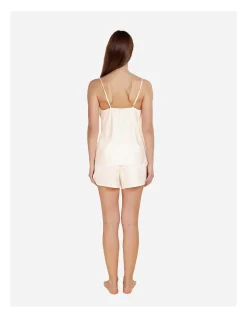 Heather Silky Satin Cami and Short Set
