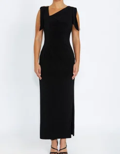 HEBE BLACK JERSEY GOWN