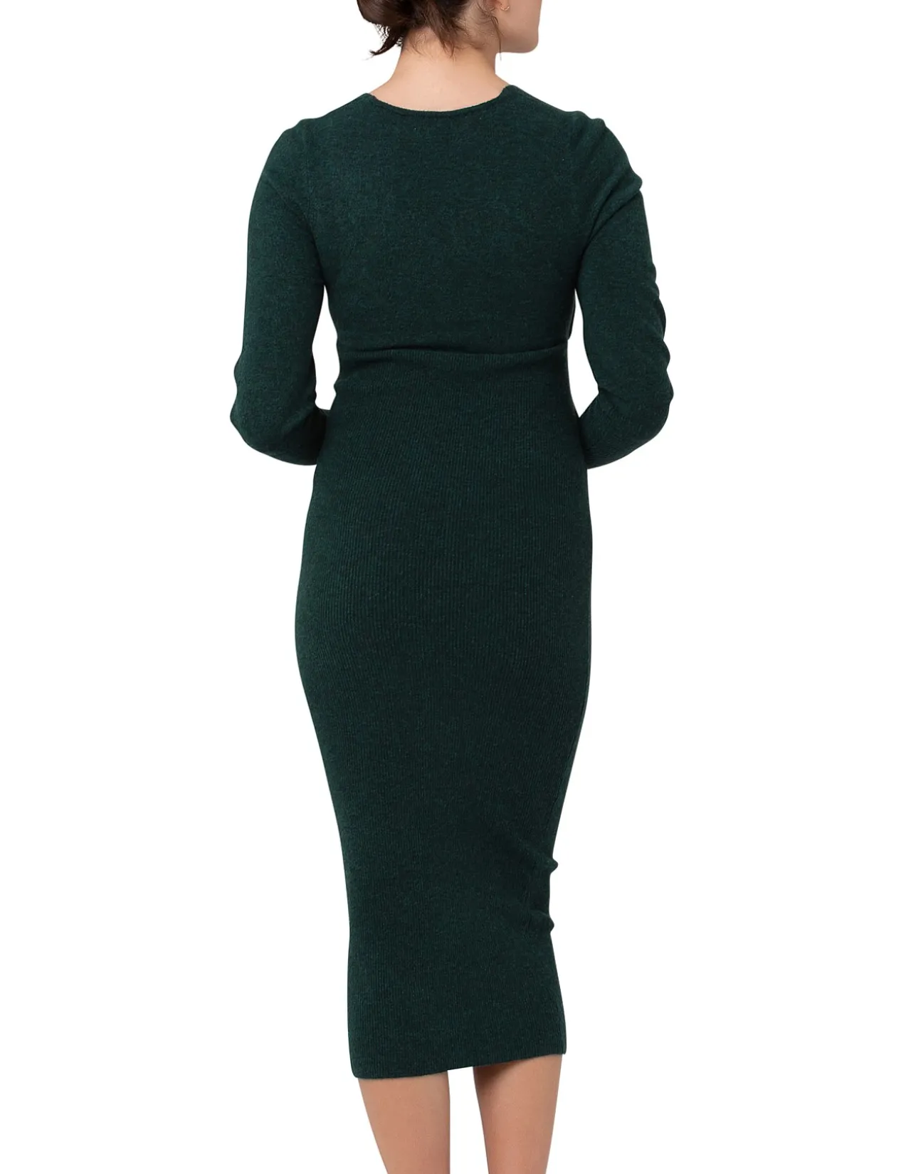Heidi Nursing Knit Dress Forest