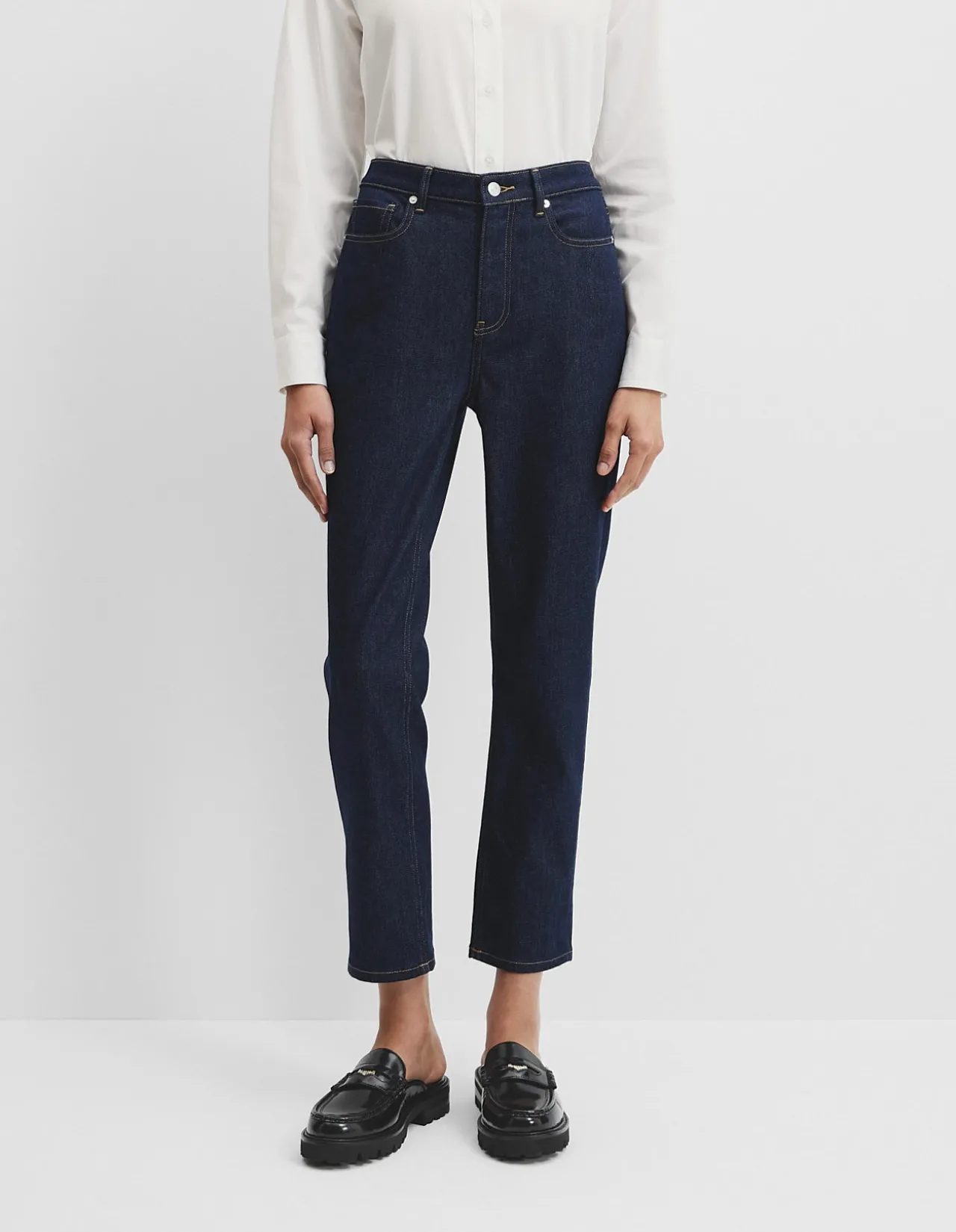 High Rise Slim Comfort Stretch Denim Jean