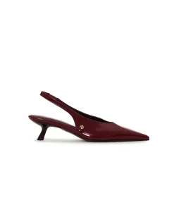 HILDA PATENT SLINGBACK PUMPS