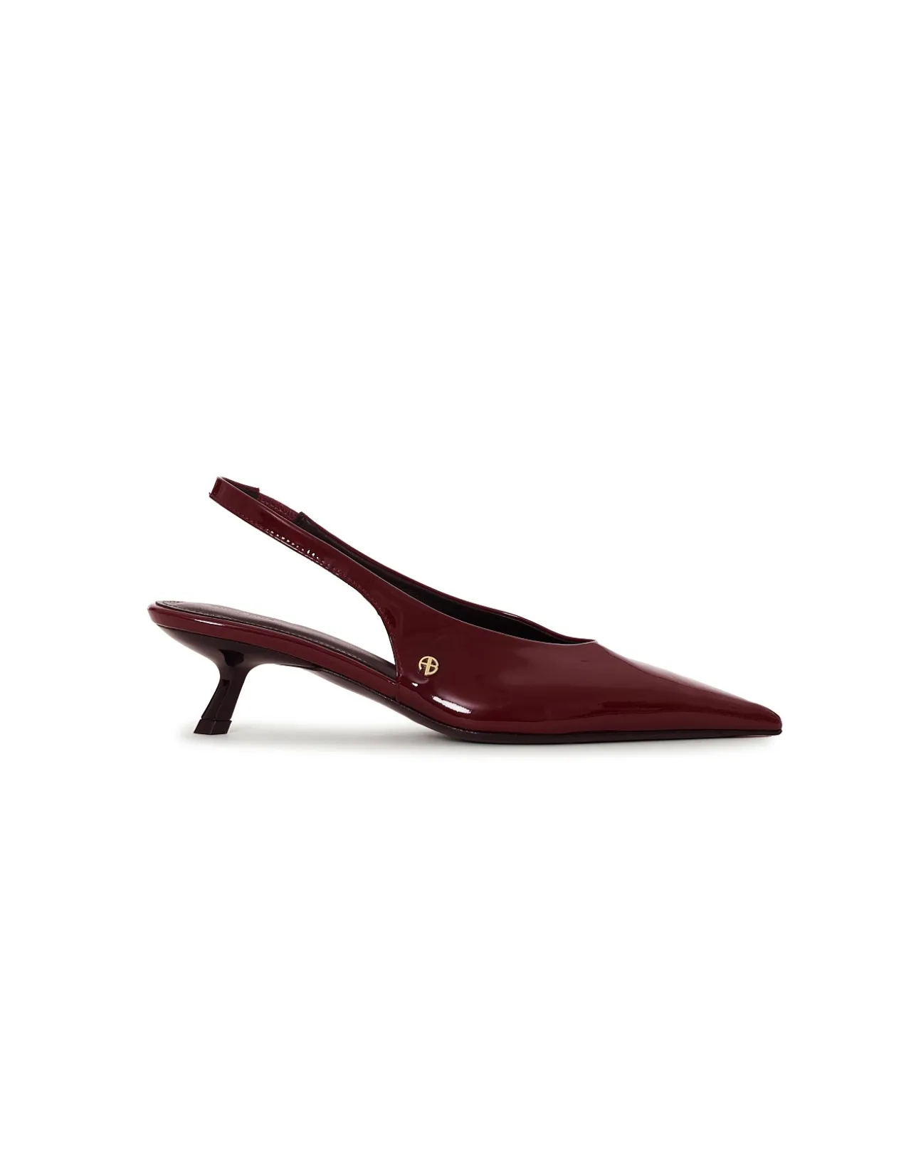 HILDA PATENT SLINGBACK PUMPS