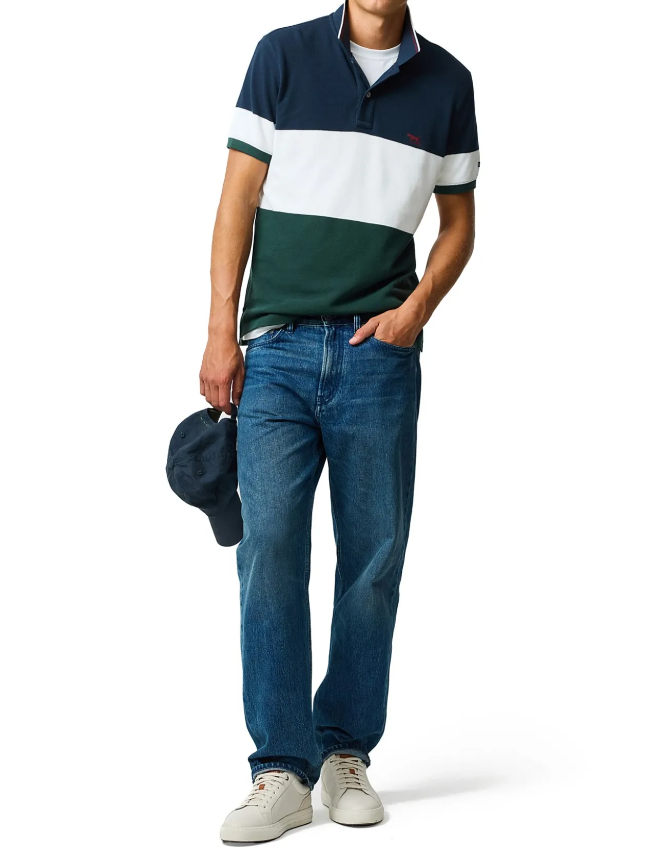 HOMEBAY SPORTS FIT POLO - FOREST