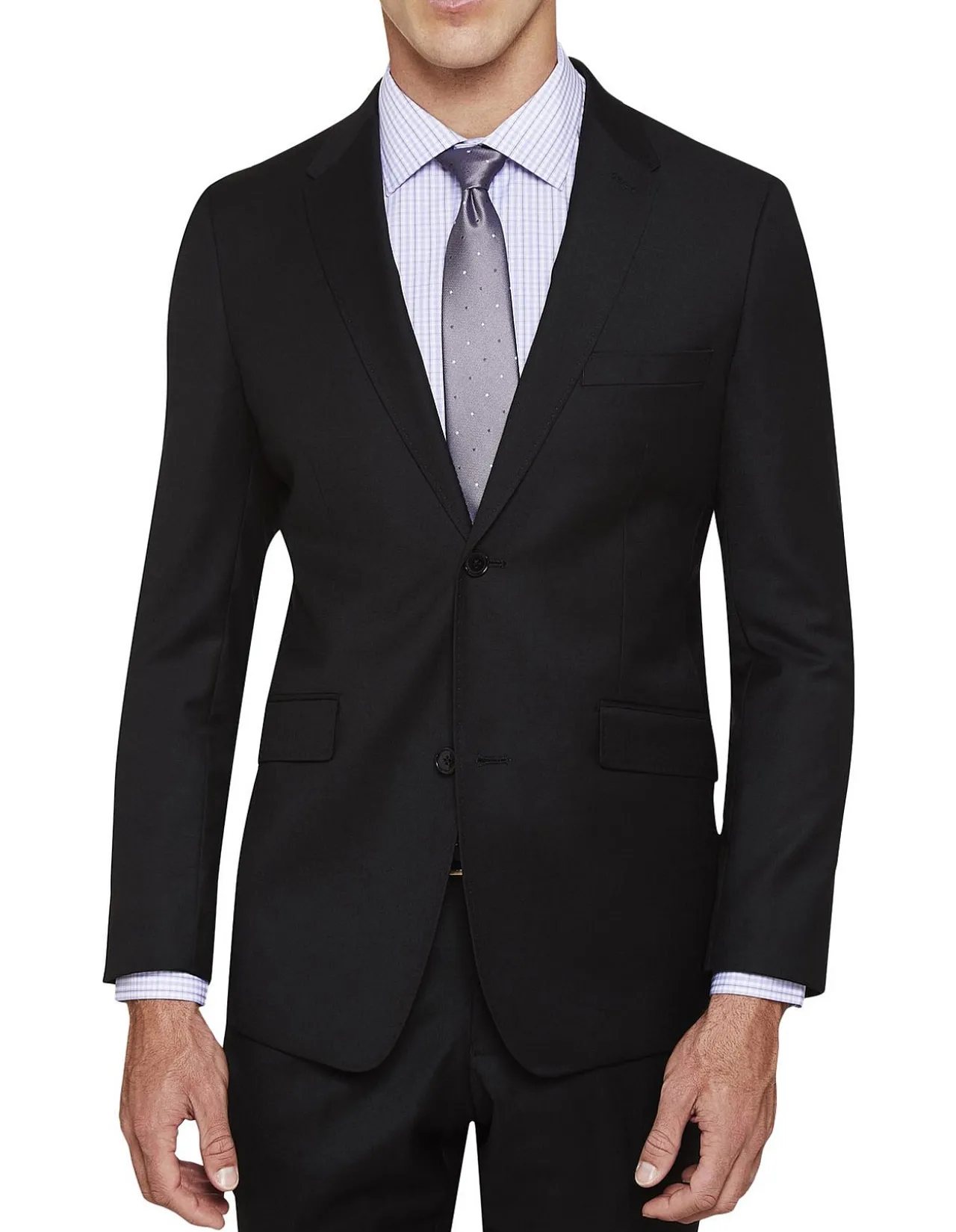 Hopkins Wool Suit Jacket Black