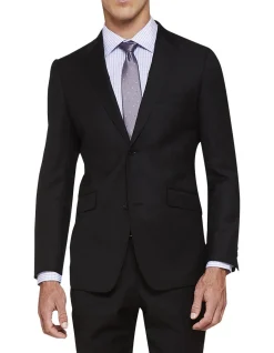 Hopkins Wool Suit Jacket Black