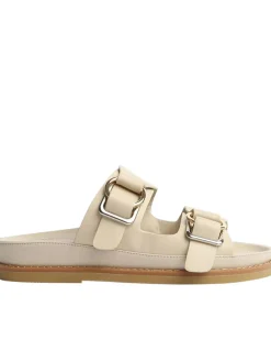 hunter vanilla capretto sandals