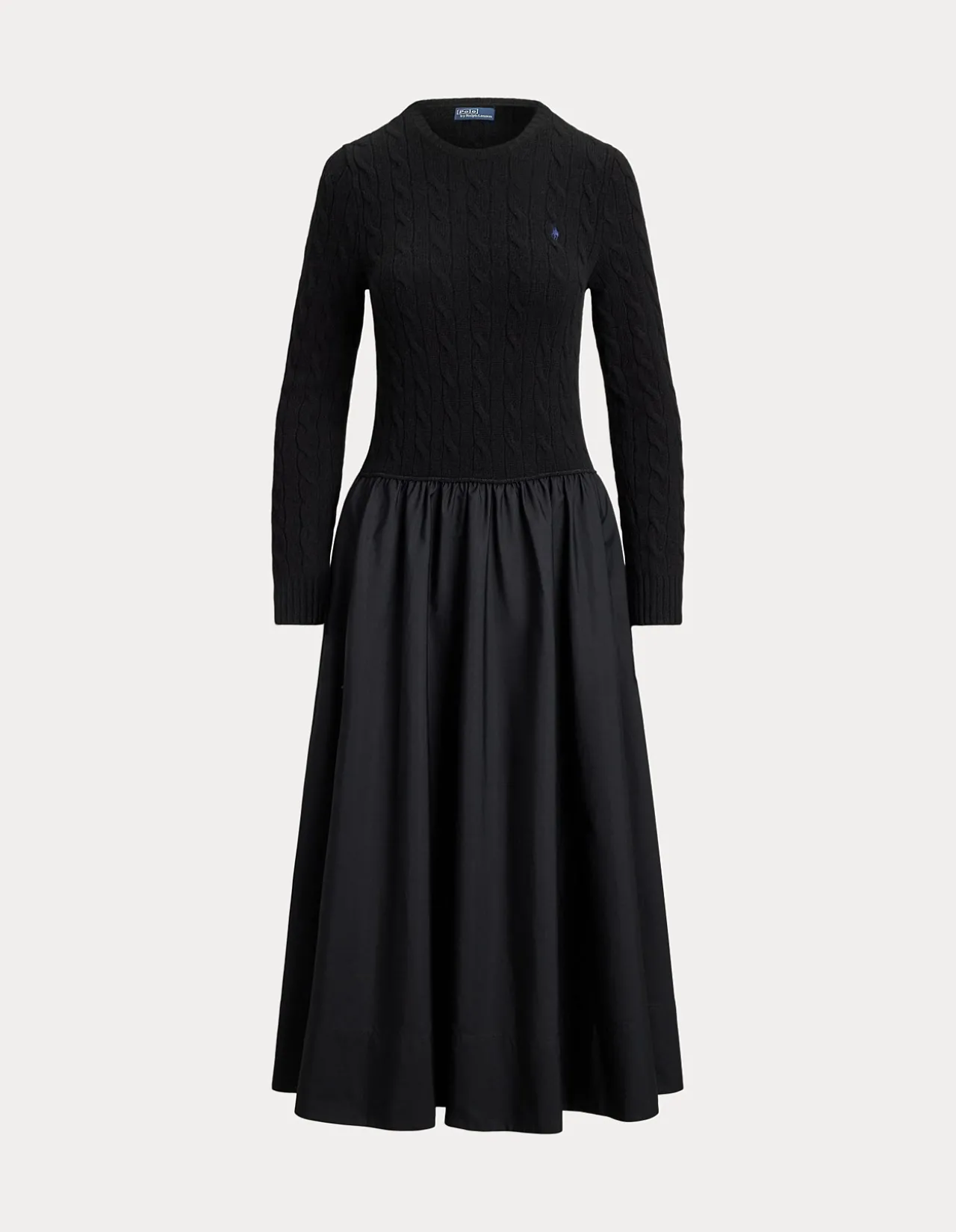 HYBRID CABLE SWEATER DRESS