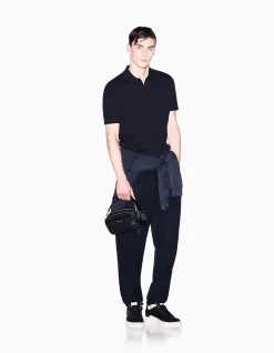Ibiza Zip Neck Knit Polo
