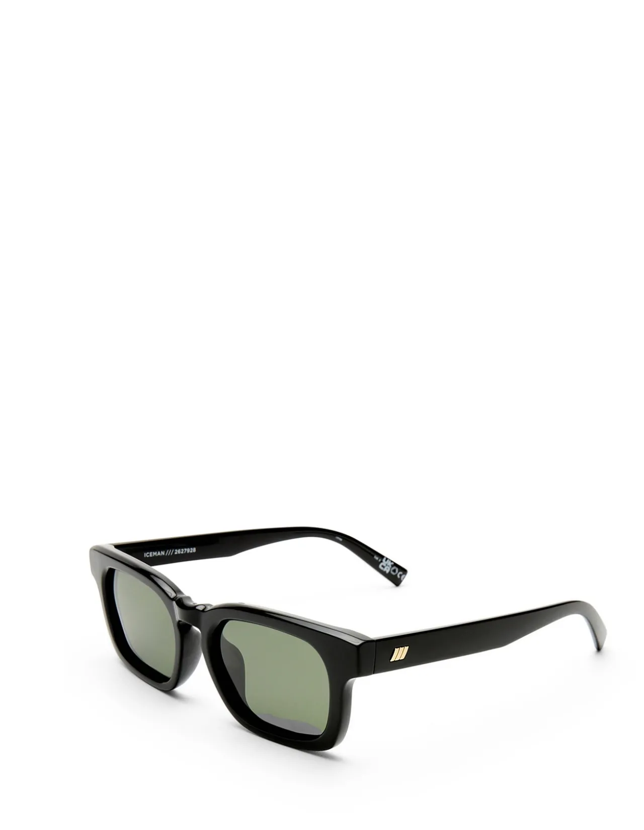 ICEBERG + BLACK SQUARE KHAKI MONO POLARIZED SUNGLASSES