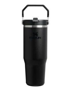 ICEFLOW 2.0 FLIPSTRAW TUMBLER 30OZ BLACK 2.0