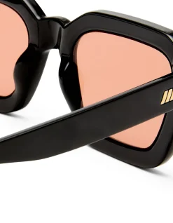 IMPOSSIBLE BLACK SQUARE CINNAMON TINT SUNGLASSES