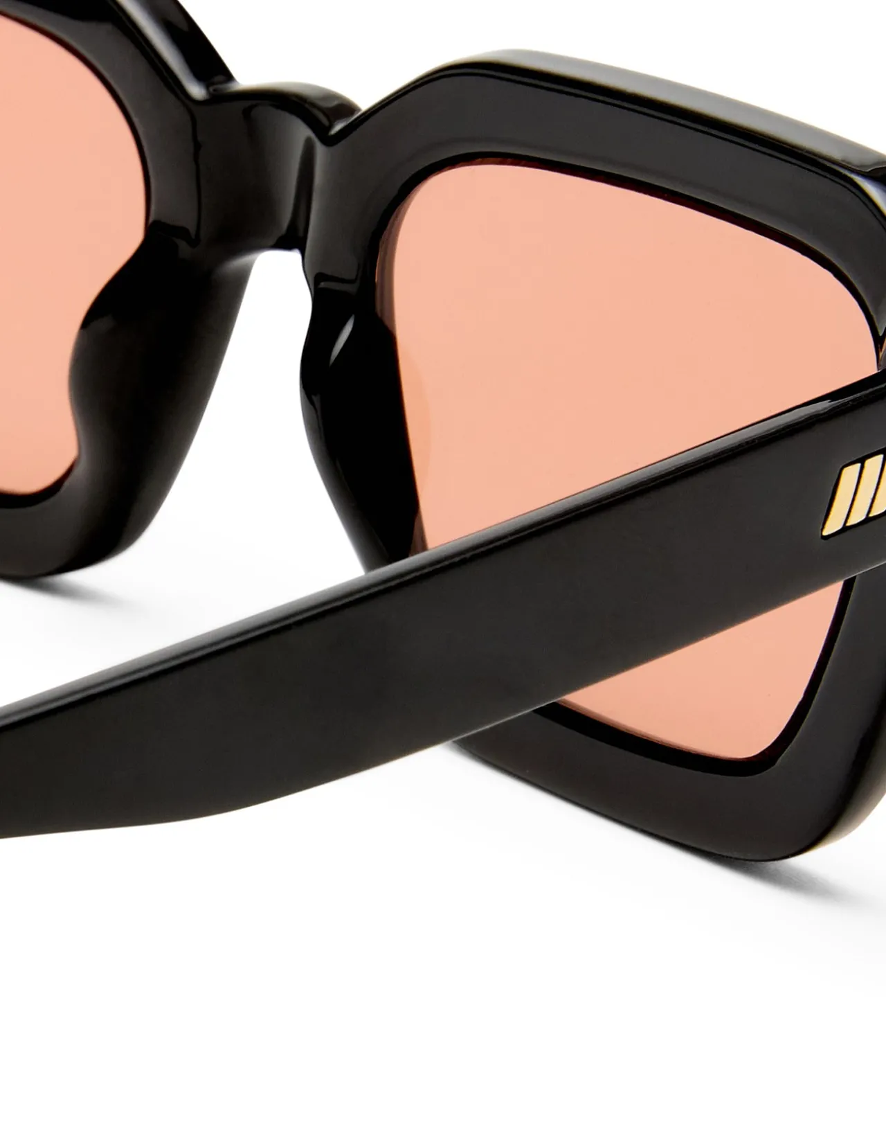 IMPOSSIBLE BLACK SQUARE CINNAMON TINT SUNGLASSES