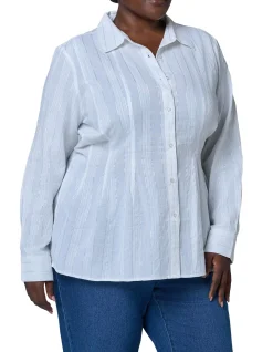 INDIGO TONIC-ANDREA TEXTURED SHIRT