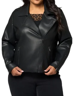 INDIGO TONIC-CORI BIKER JACKET