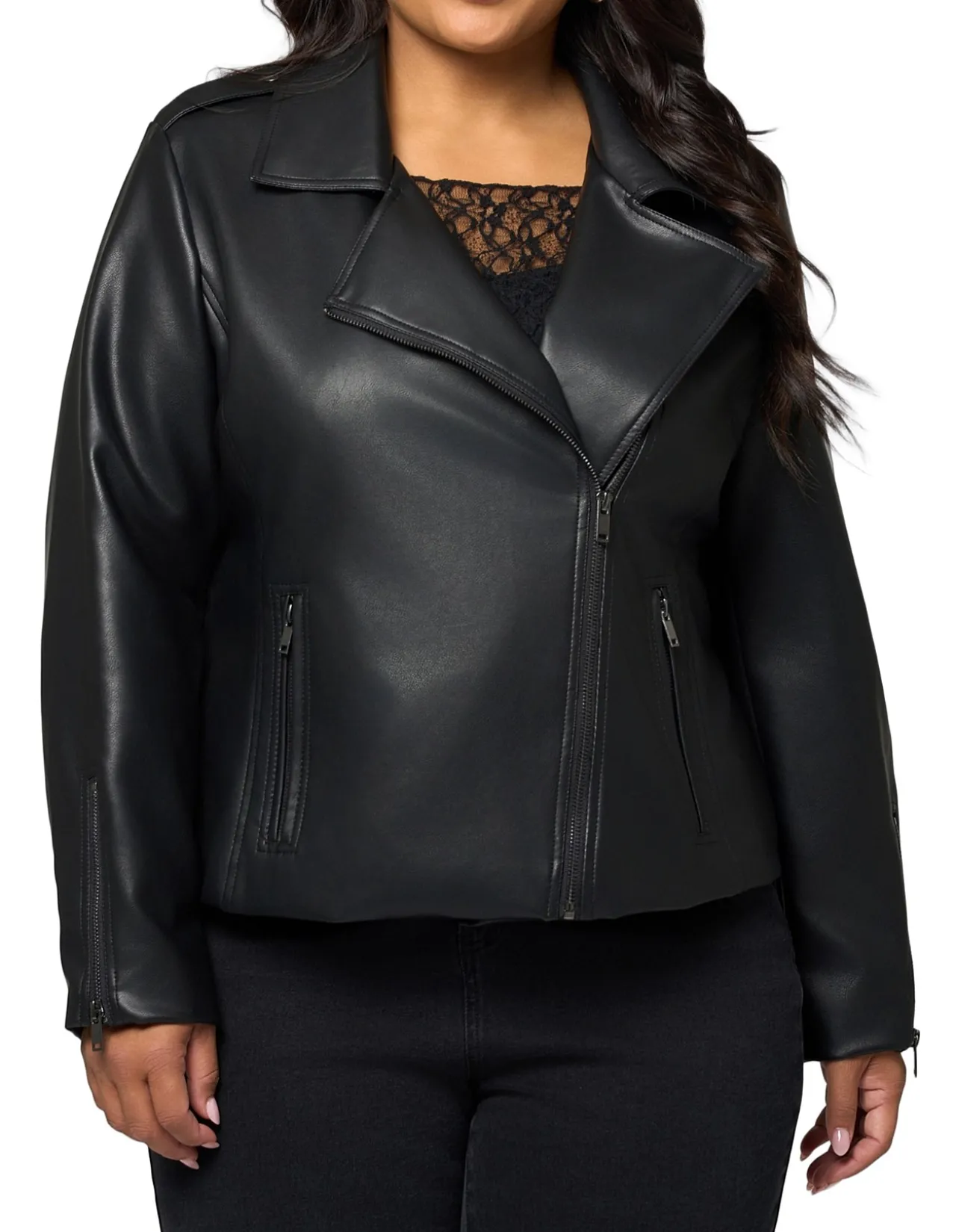 INDIGO TONIC-CORI BIKER JACKET