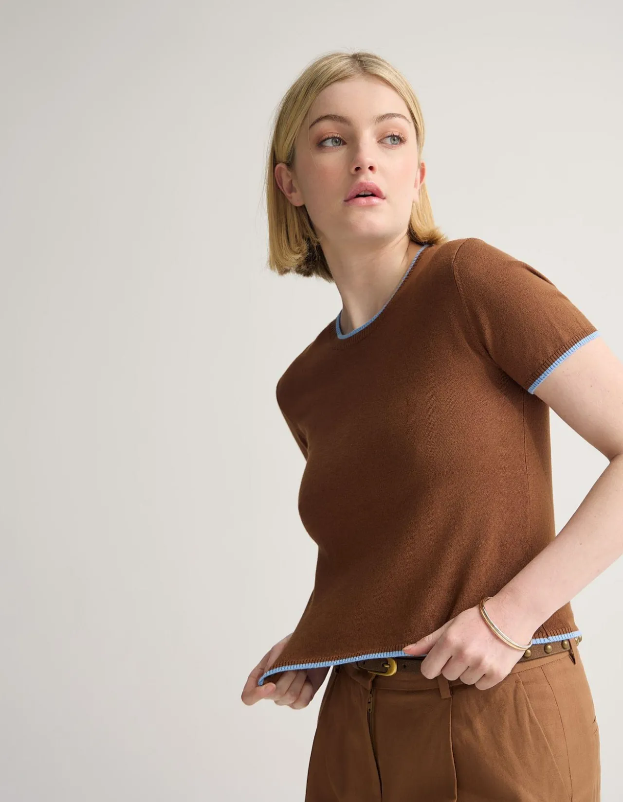 INDRA TIPPING KNIT