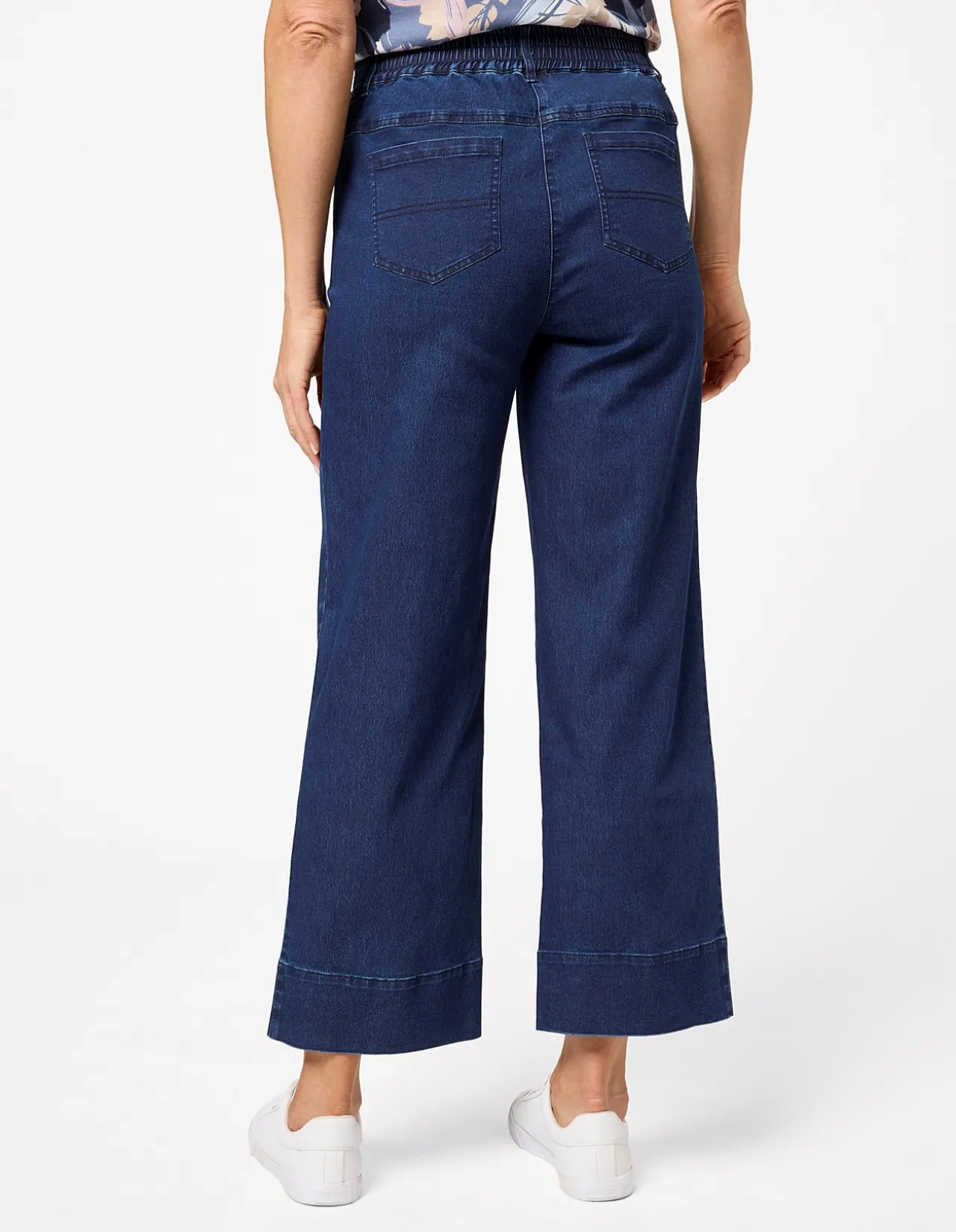 Intense Denim 7 8 Wide Leg Jean