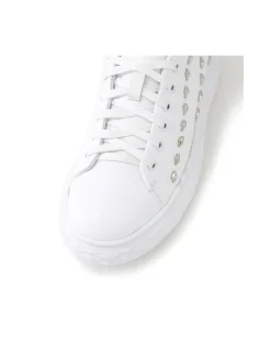 Iraz Jewelled Leather Platform Sneakers