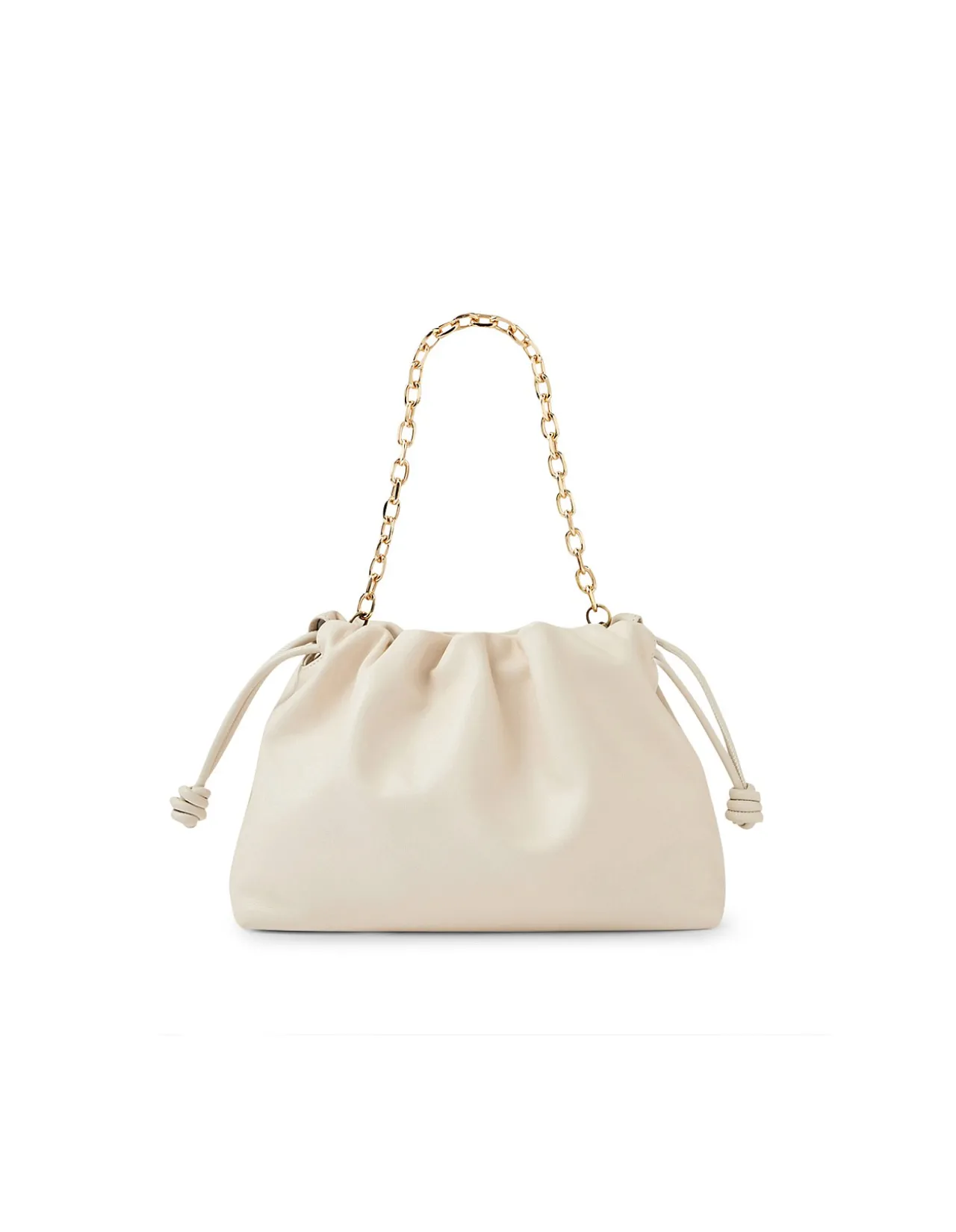 Iriis Soft Chain Strap Leather Clutch