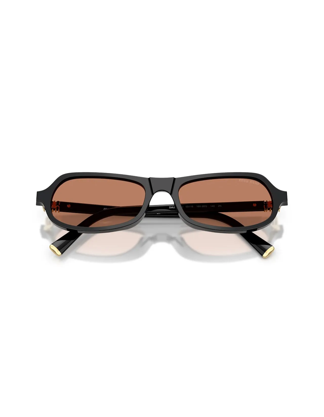 Irregular BLACK BROWN Sunglasses