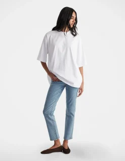 Isabella Oversized Cotton Crew Neck T Shirt