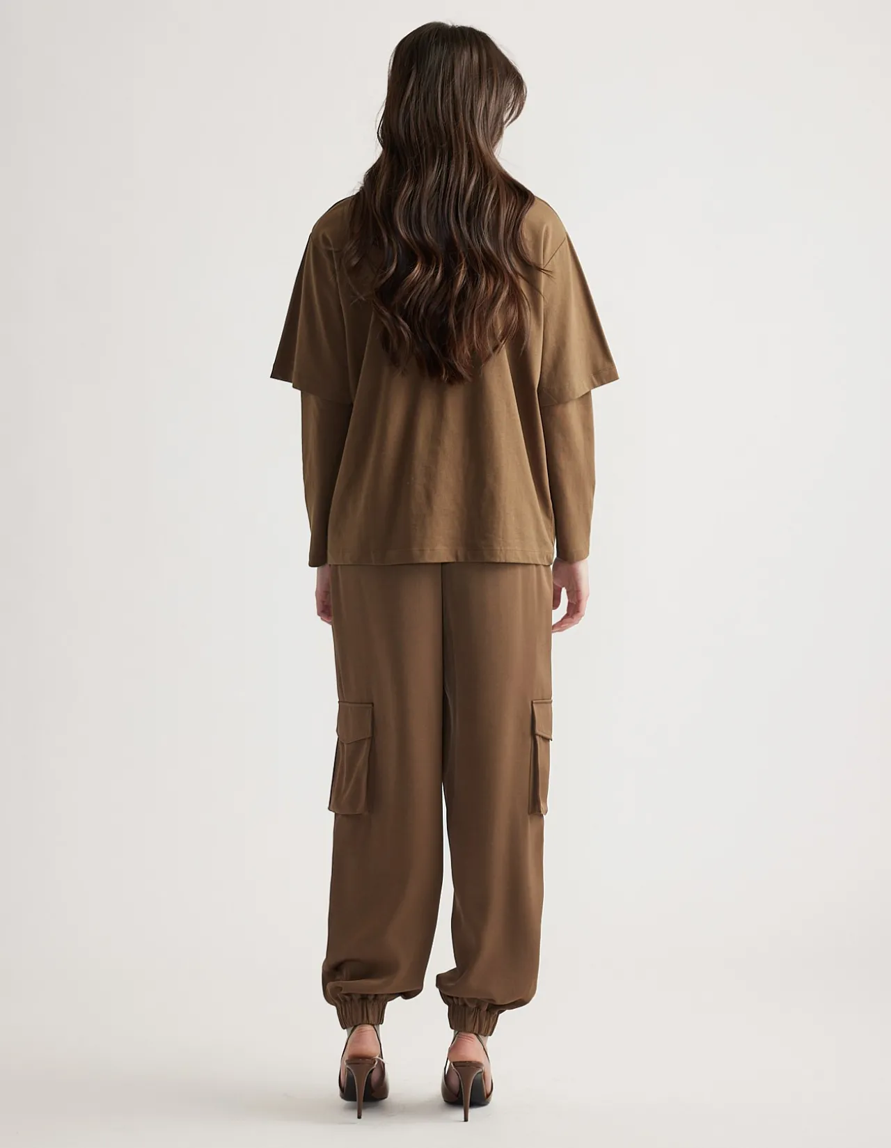 Isabella Oversized Cotton Crew Neck T Shirt
