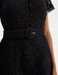 ISADORA LACE SHIRT DRESS