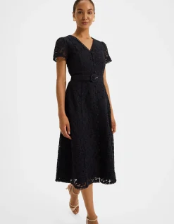 ISADORA LACE SHIRT DRESS