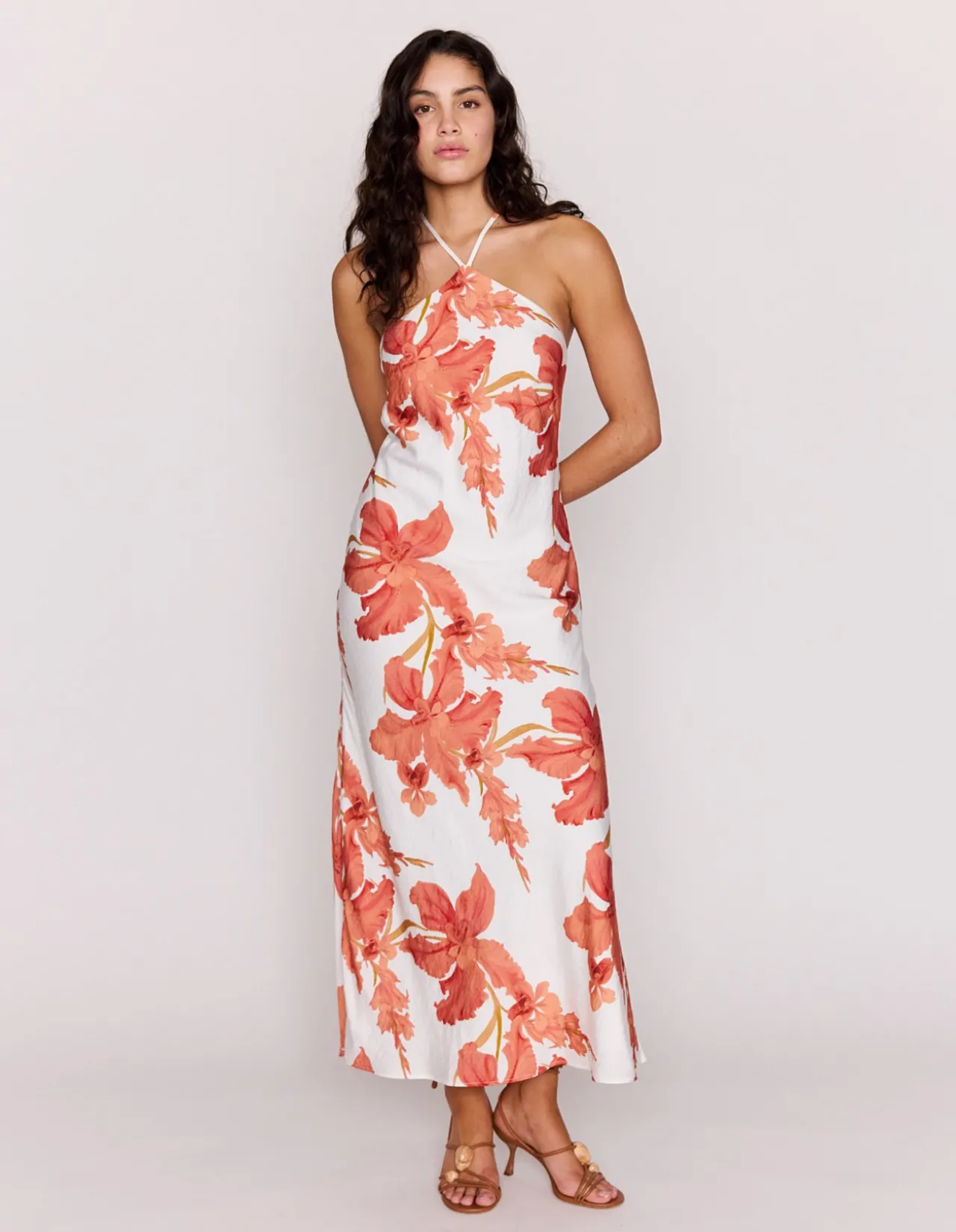 Isla Halter Maxi Dress