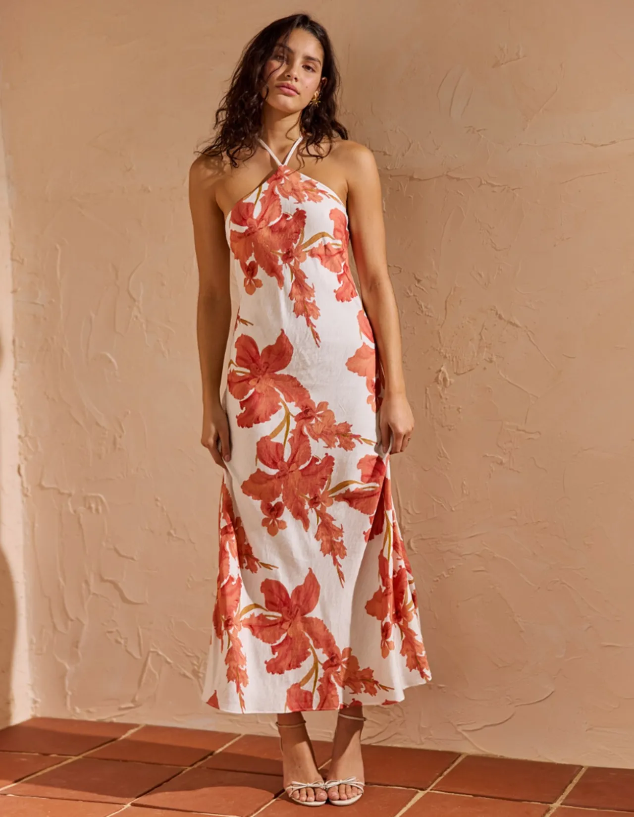 Isla Halter Maxi Dress