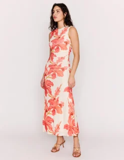Isla Mesh Midi Dress