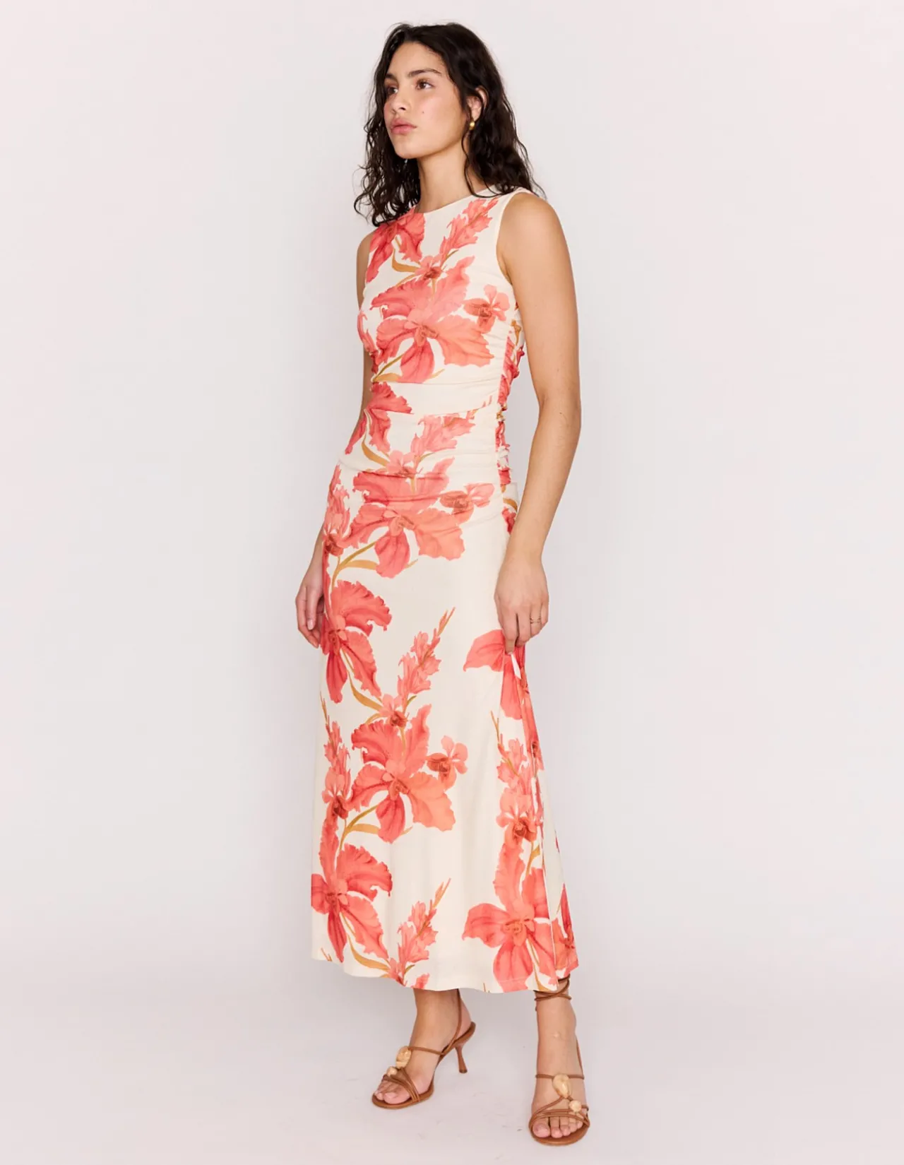 Isla Mesh Midi Dress