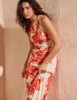 Isla Mesh Midi Dress