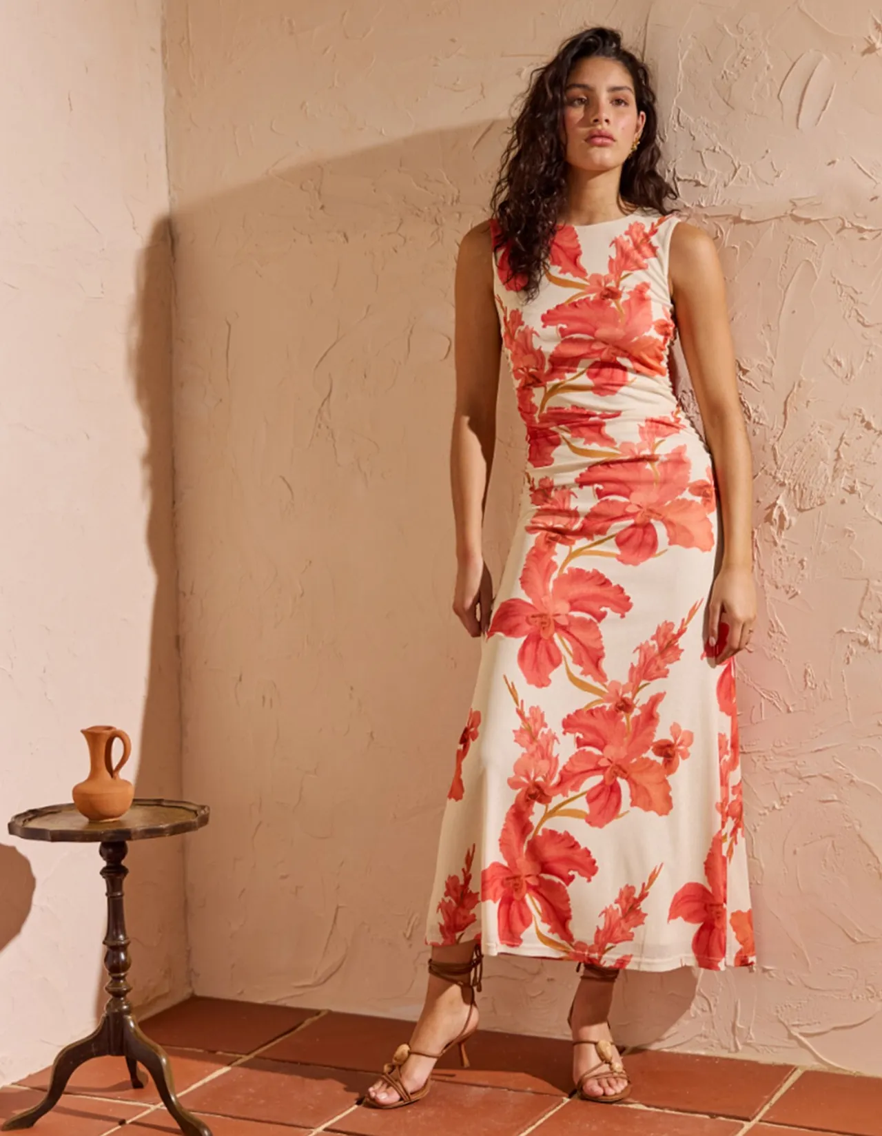 Isla Mesh Midi Dress