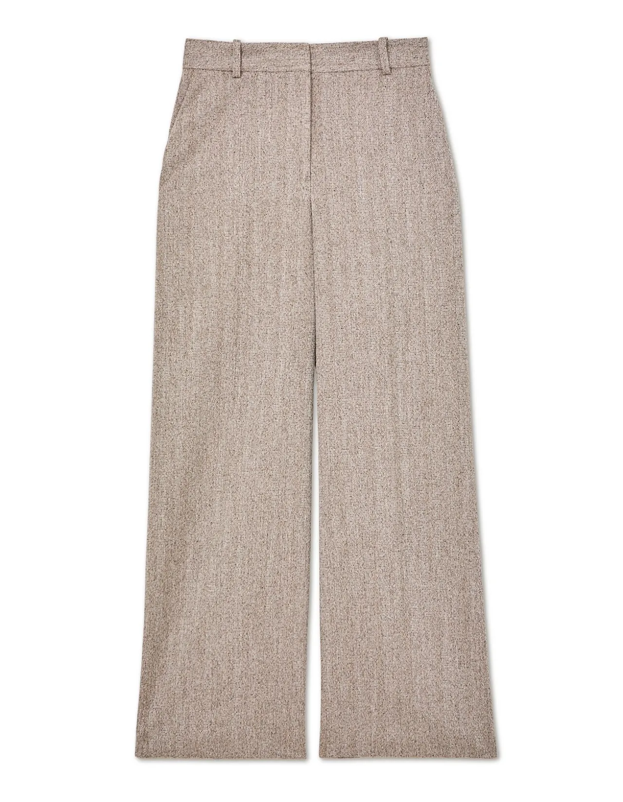 Isla Textured Wide Leg Tailored Pants