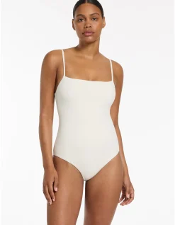 Isla Rib Minimal Tank One Piece Swimsuit