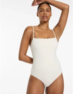 Isla Rib Minimal Tank One Piece Swimsuit