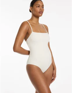 Isla Rib Minimal Tank One Piece Swimsuit
