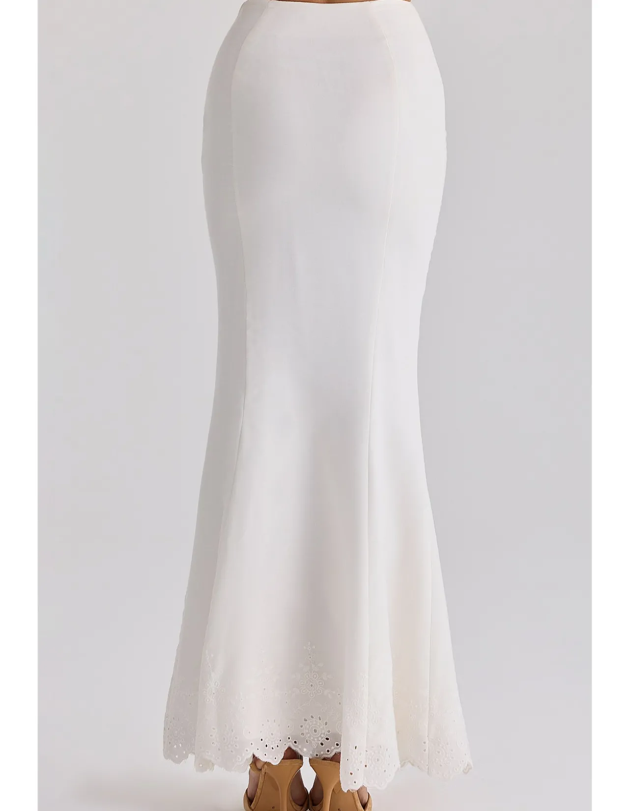 ISORELLA ANGLAISE COTTON MAXI SKIRT