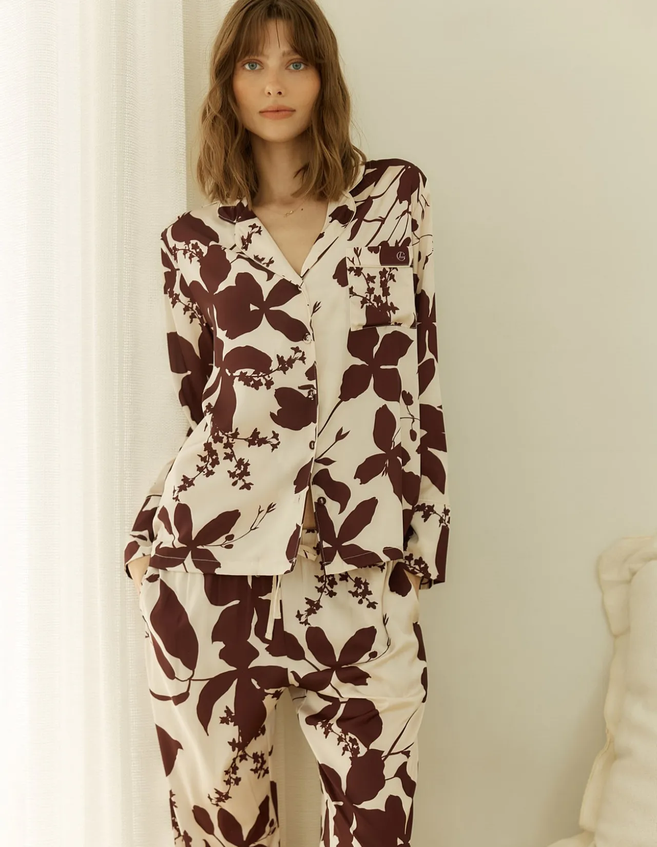 IVY SILKY SATIN PJ SET