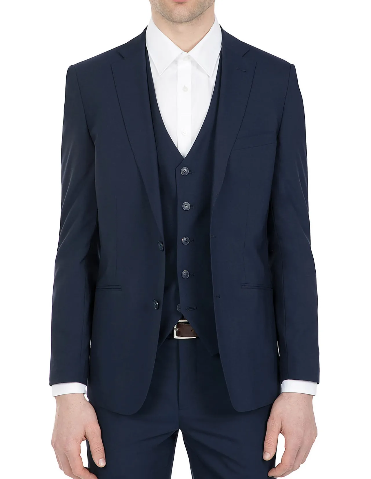 Jack Skinny Suit Jacket Navy